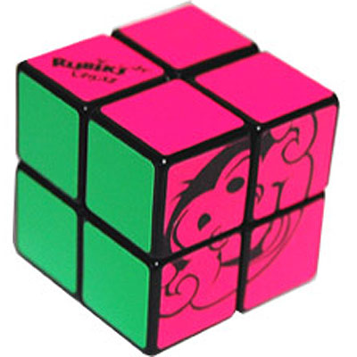 Кубик Рубика 2х2 для детей "Rubik's Mini Cube Jr " 17,5 см х 7 см инфо 1510a.