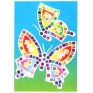 Волшебная мозаика "Бабочки" Состав Картинка-основа, разноцветные квадратики, держатель инфо 12326b.
