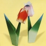 Набор для творчества "Цветы из бумаги" набор разноцветной бумаги для оригами инфо 13742c.