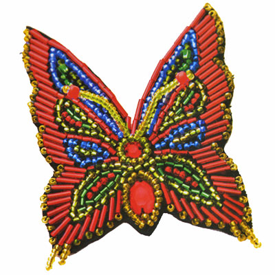 Набор для вышивки бисером "Бабочка красавица" изделия, инструкция на русском языке инфо 2389e.