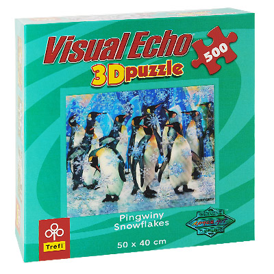 Пингвины Пазл с 3D-эффектом, 500 элементов Серия: Visual Echo инфо 2642e.