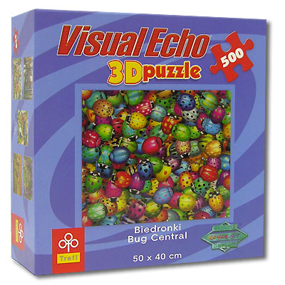 Божьи коровки Пазл с 3D-эффектом, 500 элементов Серия: Visual Echo инфо 2646e.