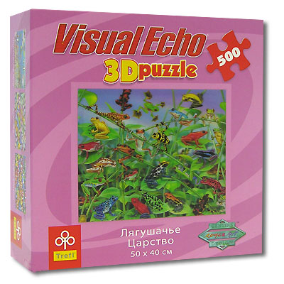Лягушачье Царство Пазл с 3D-эффектом, 500 элементов Серия: Visual Echo инфо 2651e.