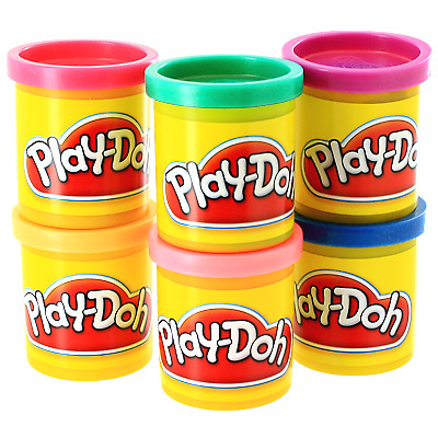 Пластилин с блестками "Play-Doh", 6 цветов Состав 6 банок с пластилином инфо 4688e.