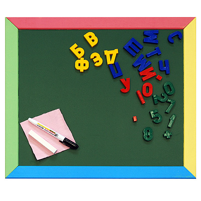 Игровой набор "Доска комбинированная №3" цифры и буквы на магнитах инфо 5329e.