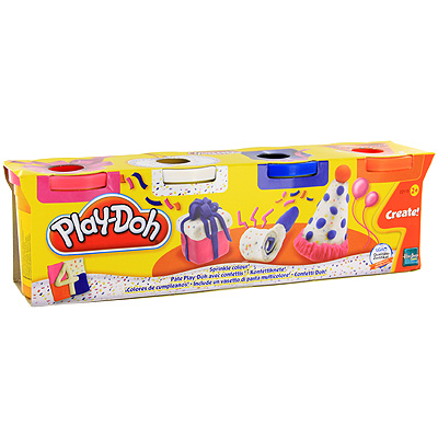 Пластилин "Play-Doh", 4 цвета 22115 Состав 4 баночки с пластилином инфо 6077e.